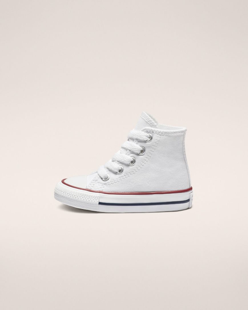 Zapatillas Altas Converse Chuck Taylor All Star Classic Niño Blancas | PE 8ELW50